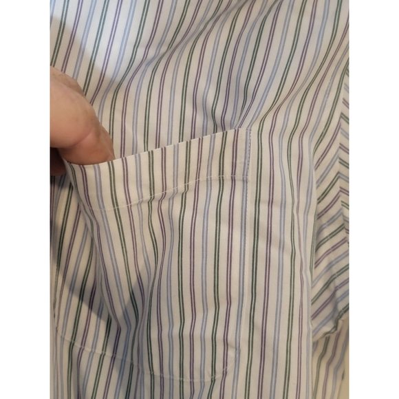 Brooks Brothers 1818 Button‎ Down Dress Shirt Long Sleeve Multicolor Size 16-34 - Picture 5 of 5